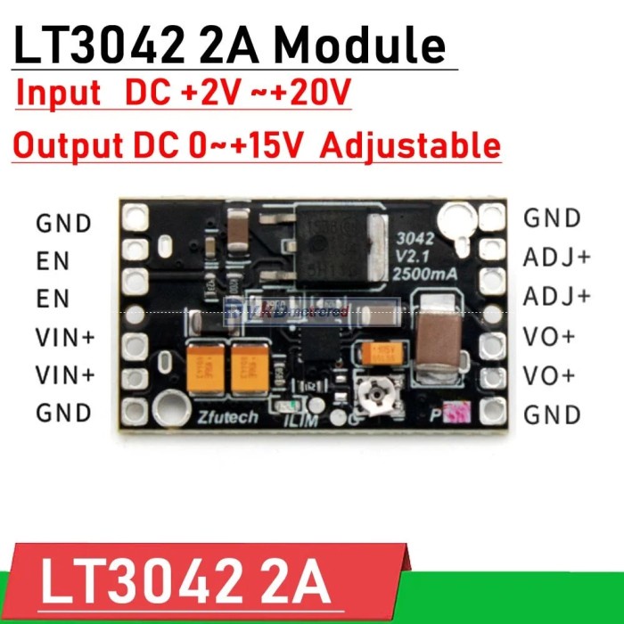 LT3042 2A Low Noise Linear regulator voltage RF ADC DAC power supply