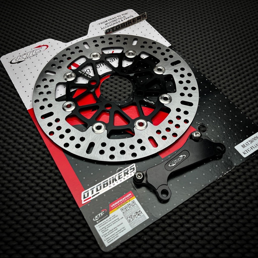 Piringan Cakram Ktc 260 Mm Honda Beat Vario 110 125 150 Scoopy Genio Spacy Karbu Fi Ukuran 260Mm Cnc