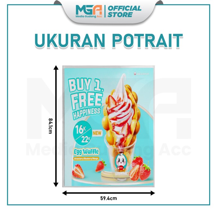 

BARANG TERLARIS TEMPAT BROSUR AKRILIK / AKRILIK TEMPEL / SIGN HOLDER AKRILIK A1