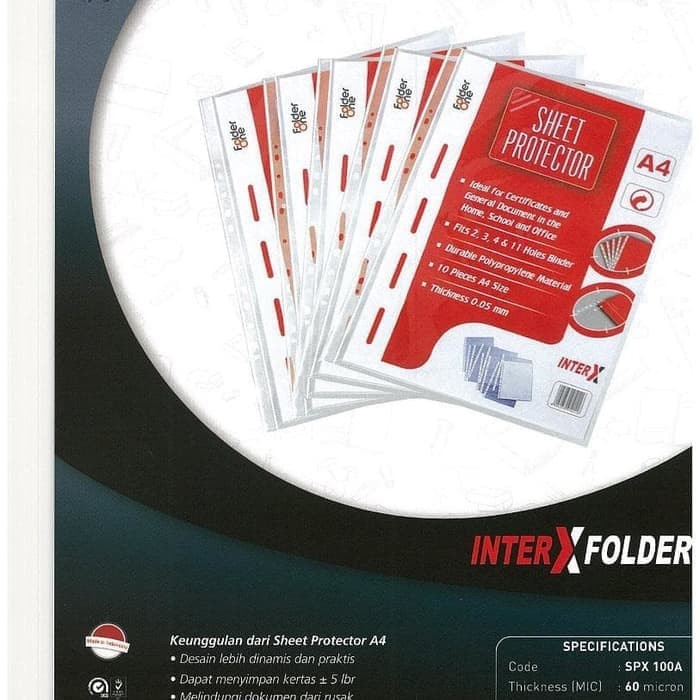 

BARANG TERLARIS pp plastik Pocket A4/F4 isi 100pcs