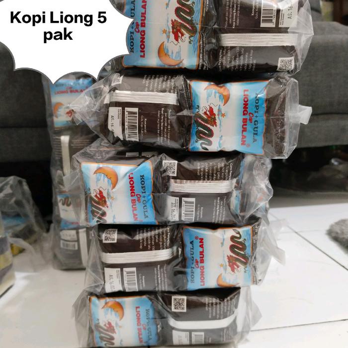 

Kopi Liong Plus Gula Khas Bogor (Paket Usaha 5Pak 10 Renceng) New