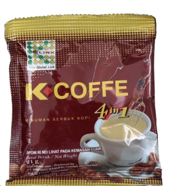 

Kopi Ginseng K Link, K-Coffee 4 In 1 Per Box Promo