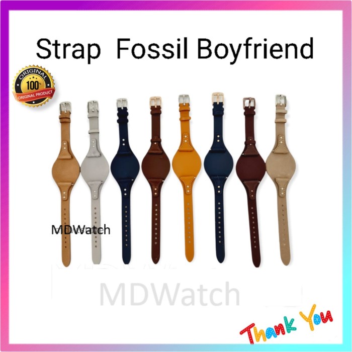 Terbaru Strap Kulit Original Fossil 18Mm Type Es4114 Es4113 Es3616 Es3838 Terlaris