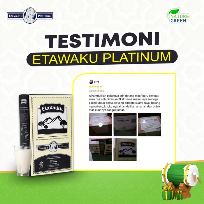 

Etawaku Platinum Asli Paket 1 Box - Original Susu Kambing Etawa Bahan Bubuk - Bantu Masalah