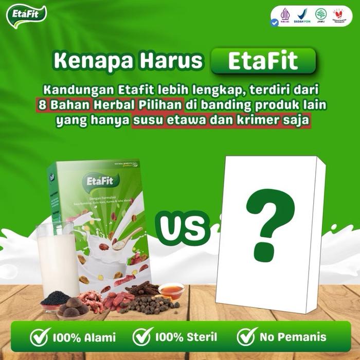 

Etafit - Solusi Batuk Menahun - Susu Kambing Etawa Bubuk Asli 100% Original - Paket 2 Box Dairy Milk