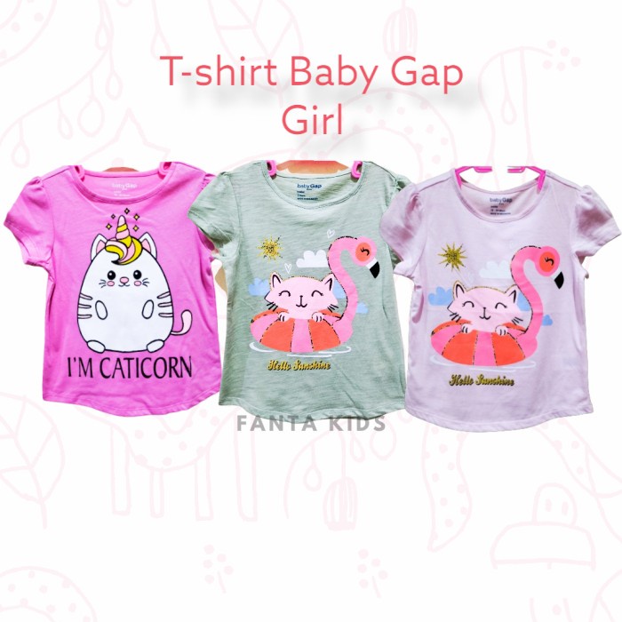 KAOS ANAK PEREMPUAN BABY GAP