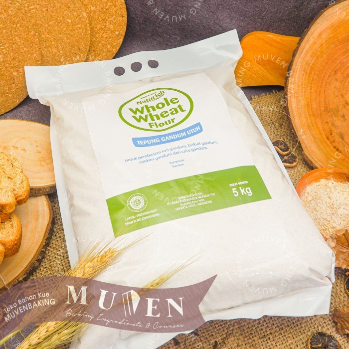 

SALE !!! NATURICH TEPUNG GANDUM UTUH 5 KG READYY