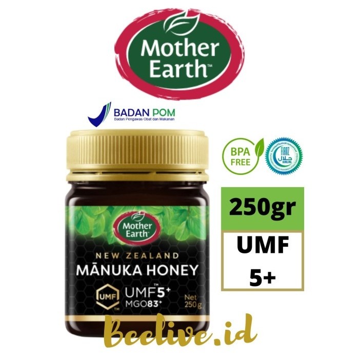 

BARANG TERLARIS Mother Earth Manuka Honey UMF 5+ 250 gram