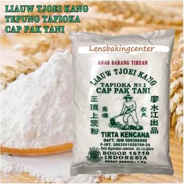 

SALE !!! TEPUNG TAPIOKA/SAGU CAP PAK TANI 1KG SAGU TANI LIAUW TJOEI KANG 1 KG READYY