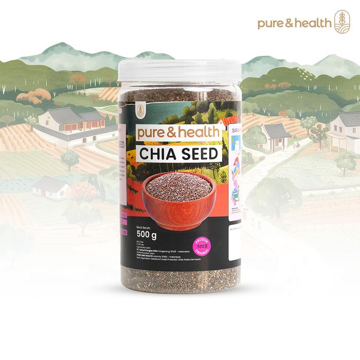 

SALE !!! PREMIUM CHIA SEED 500 GRAM JAR- BIJI CHIA ASLI READYY