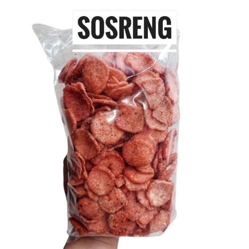 

Krupuk Sosis Goreng Pedas Daun Jeruk 1 Kg Snack Makanan Ringan Kering - Food