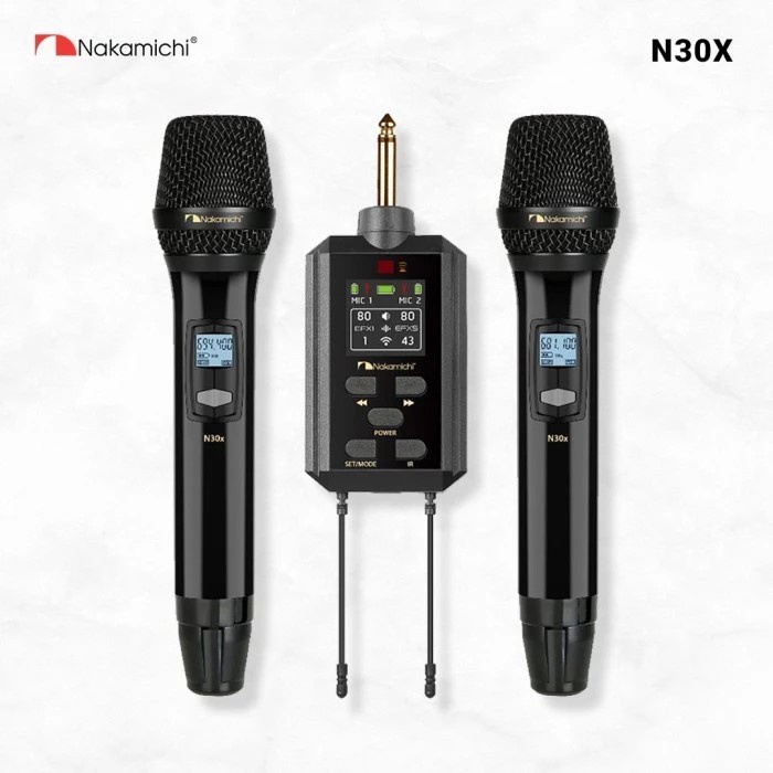 NAKAMICHI N30X WIRELESS MIC 2CH HANDHELD