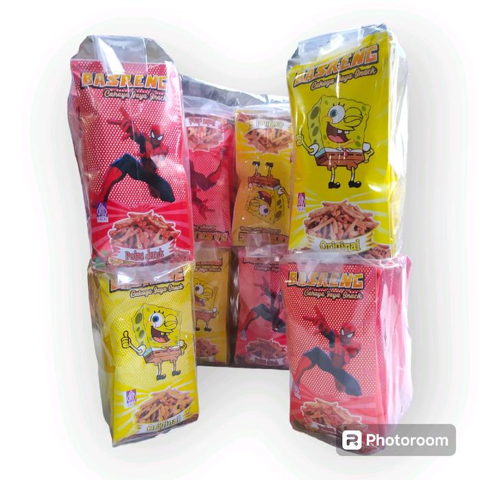 

Basreng 1 Ball 100 Pcs Kemasan Karakter - Baso Goreng Cemilan Gurih Food Jajanan Makanan cemilan