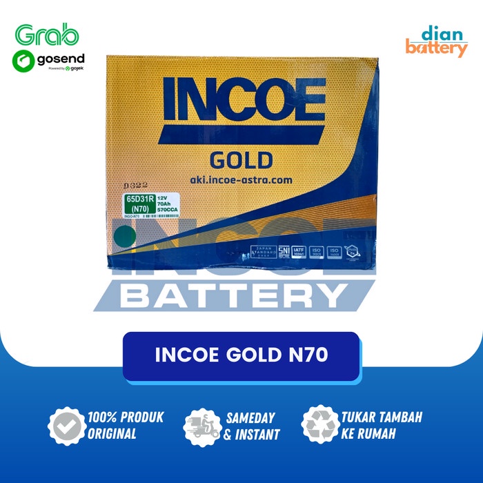 Aki Mobil L300 Diesel Incoe Gold N70