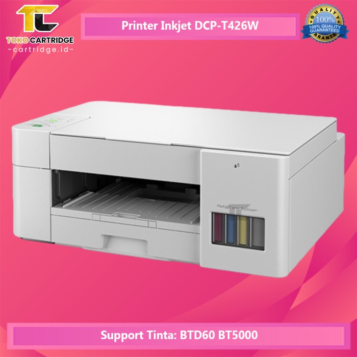 Printer Brother DCP-T420w DCP T420w T420 All in One print scan copy wifi wireless A4 Tinta BTD60