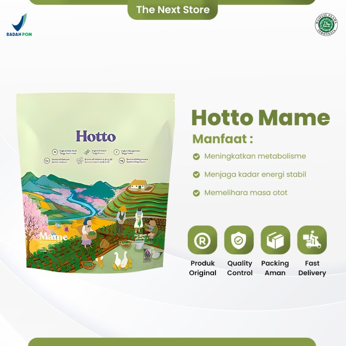 

Diskon Hotto Mame Protein Multigrain Dengan Edamame Cod