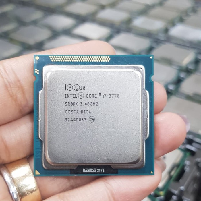 processor i7 3770 tray + fan ori 1155