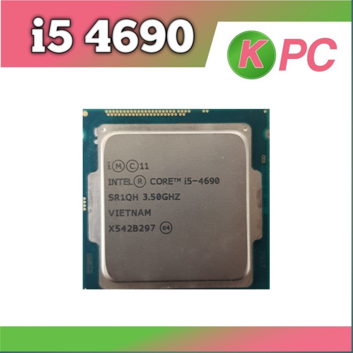 processor intel core i5 4690 tray