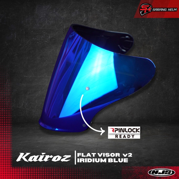 Flat Visor NJS Kairoz - Aksesoris Helm