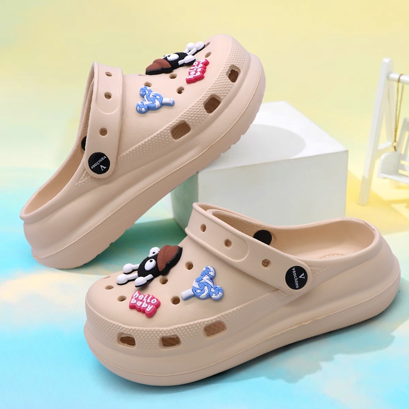 BEST SELLER ELFELDE SANDAL BAIM WANITA TINGGI SANDAL WANITA KEKINIAN SANDAL JELLY BAIM SEPATU SANDAL