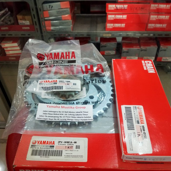 Gear set Jupiter Mx King / Rantai set Jupiter Mx King original yamaha