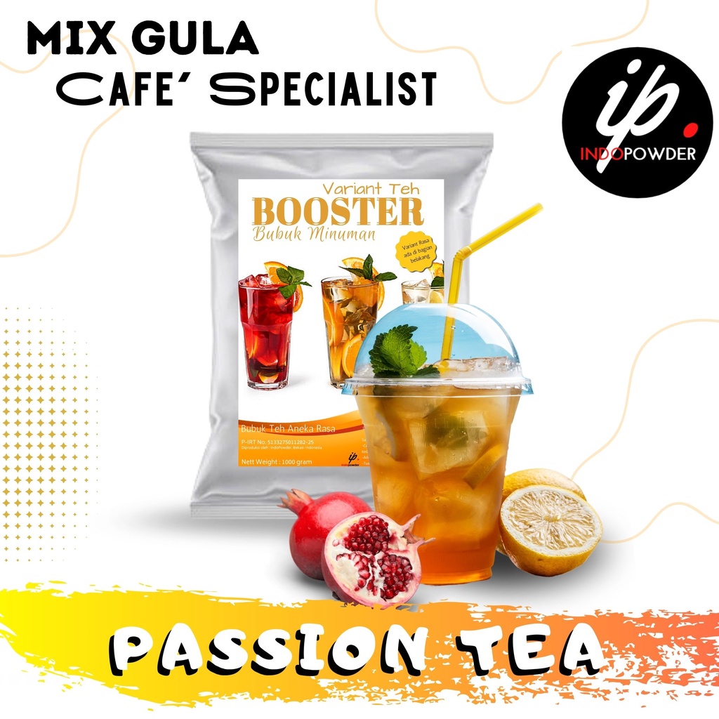 

IP Kendal - Bubuk Minuman Rasa PASSION TEA 1Kg Untuk Cafe, Resto & Usaha Minuman