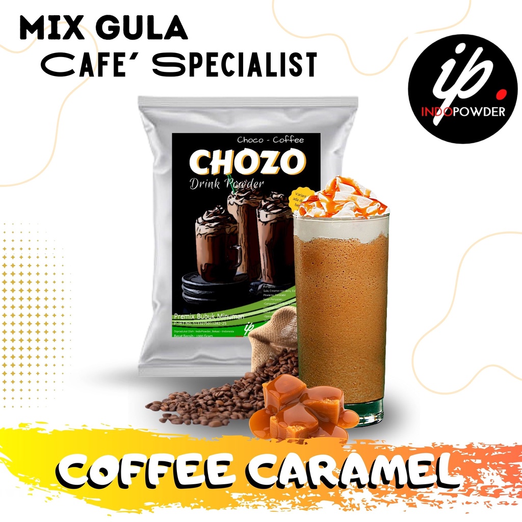 

IP Kendal - Bubuk Minuman Rasa COFFEE CARAMEL 1Kg Untuk Cafe, Resto & Usaha Minuman
