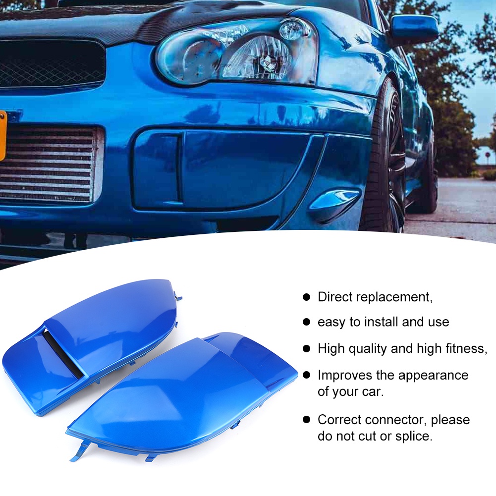 Fog Light Cover Front Fog Light Cover Easy To Install with ABS Material for Subaru Impreza 8th STI W