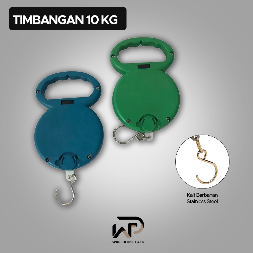 HJK Timbangan Gantung Portable 10 Kg Timbangan Buah Timbangan Gantung Digital Timbangan 10 Kg