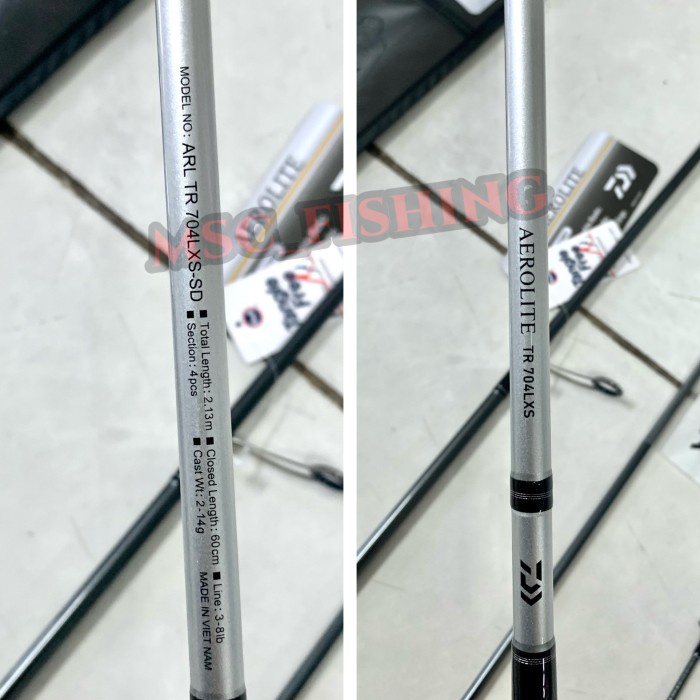JORAN DAIWA AEROLITE 704LXS TRAVEL ROD SAMBUNG 4