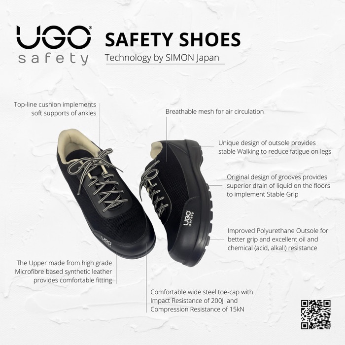 UGO SAFETY Safety Shoes Sepatu Safety PU