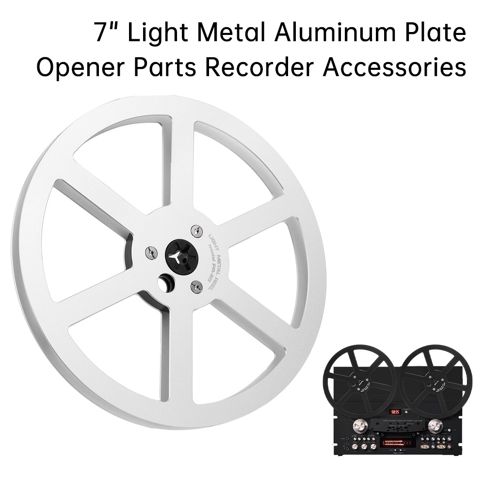 For Pioneer/tuder ReVox/TEAC/BASF/Nagar 7-inch Light Metal Aluminium Disc Uncoiler Parts Reel Tape R