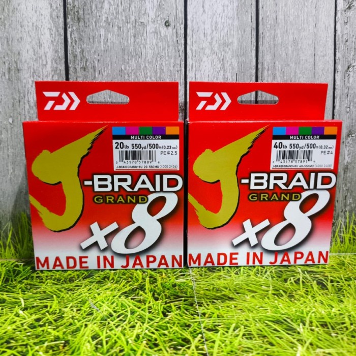 SENAR PE DAIWA JBRAID GRAND X8 500M 500 YDS PILIH UKURAN