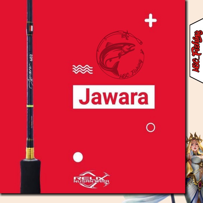 JORAN RELIX NUSANTARA JAWARA 602 6-14LB, 8-17LB, 10-20LB