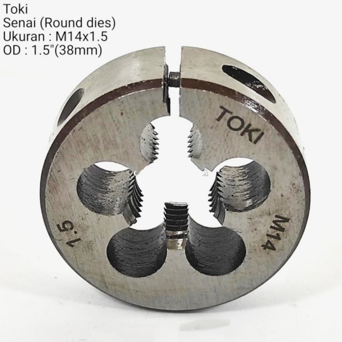 Mata Senai M14 x 1.5Drat Luar Baut Mata Snei Snai Dies Head M14x1.5