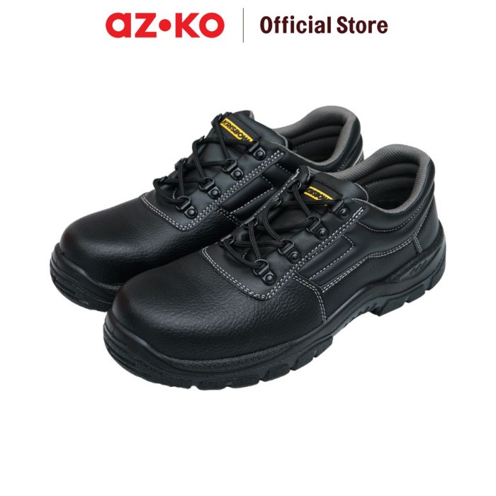 AZKO Krisbow Ukuran 40 Hercules Sepatu Pengaman 4 inci Srss - Hitam Safety Shoes Pengaman Kaki