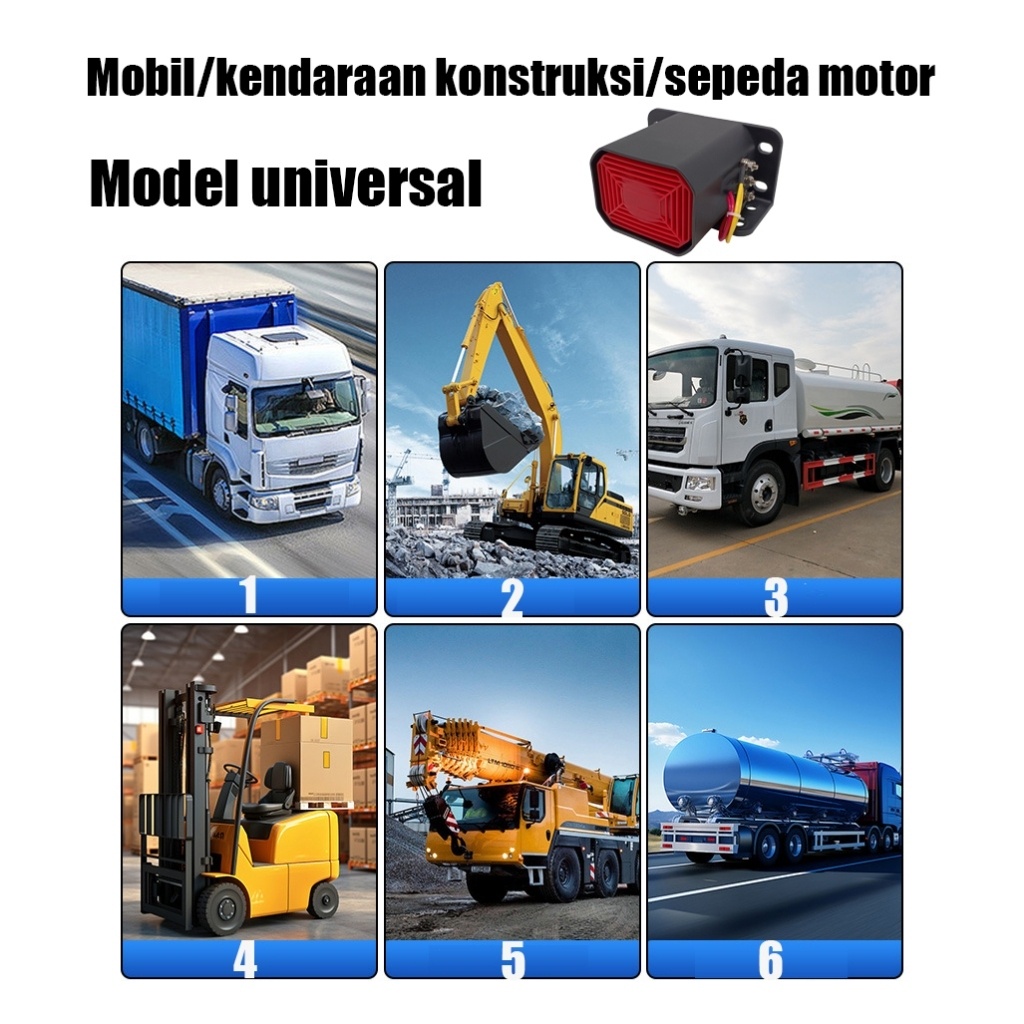 Terlaris Klakson Denso/Alarm Mundur Truk 24 Volt/Klakson Motor Suara Mobil/12-24Vklakson