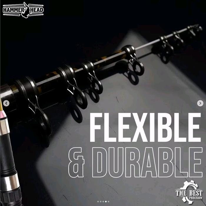 Joran Antena Cincin Hammerhead Cama Power Telescopic