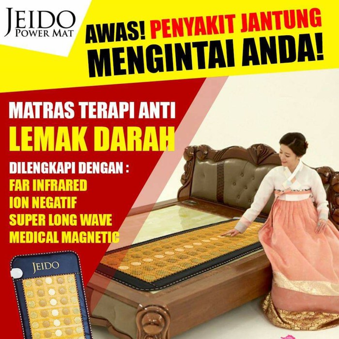TERBARU PROMO HEMAT - JEIDO POWER MAT - Matras Terapi Anti Lemak Darah - ASLI