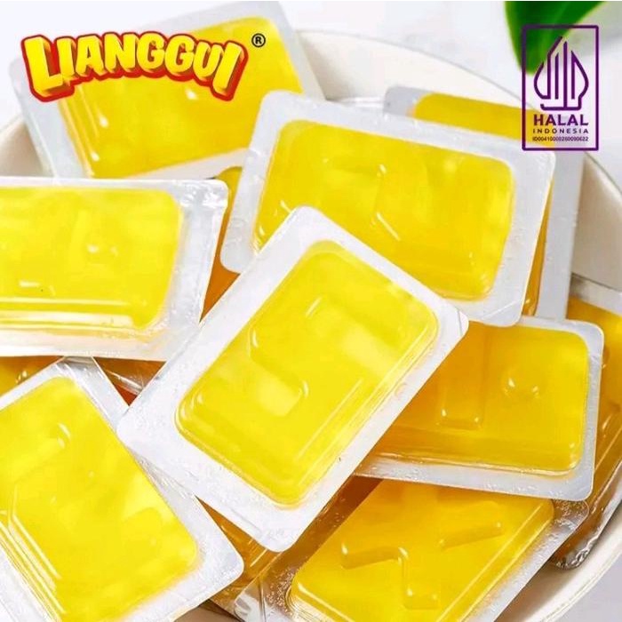 

[PAKET HEMAT 6 BKS] HALAL Lianggui Numerical fruity jelly 3 variant rasa mangga, strawberry dan