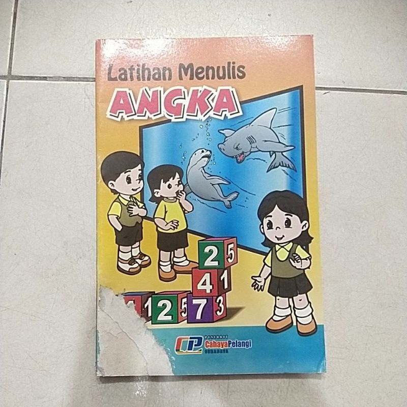 

(Reject) buku latihan menulis angka, harap baca deskripsi produk!!