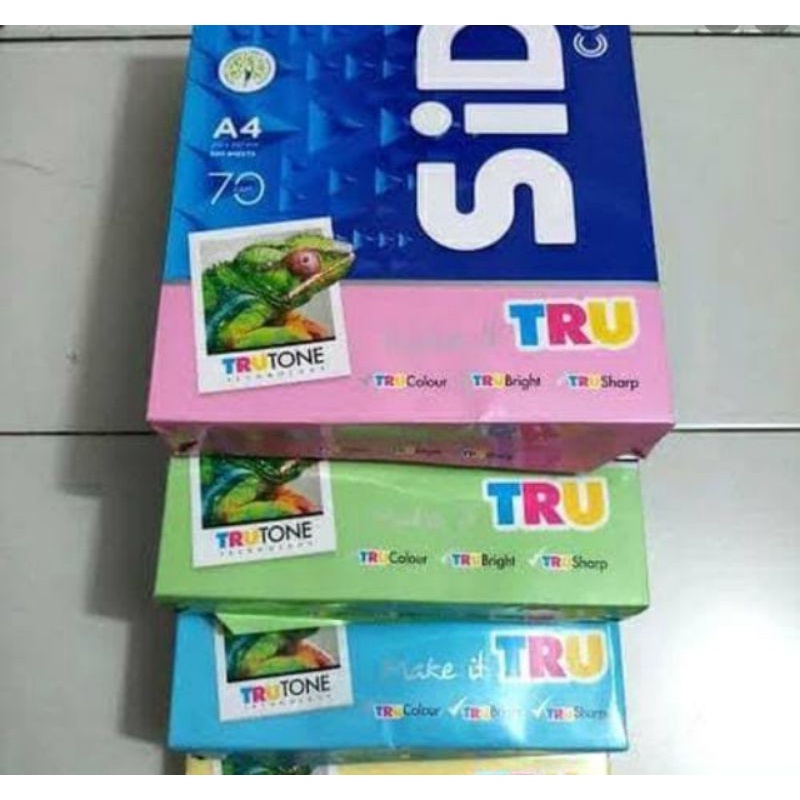 

Kertas Sidu warna uk A4 70 gr