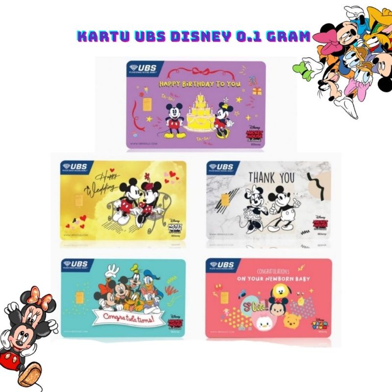UBS 0.1 Disney Card Mickey mouse