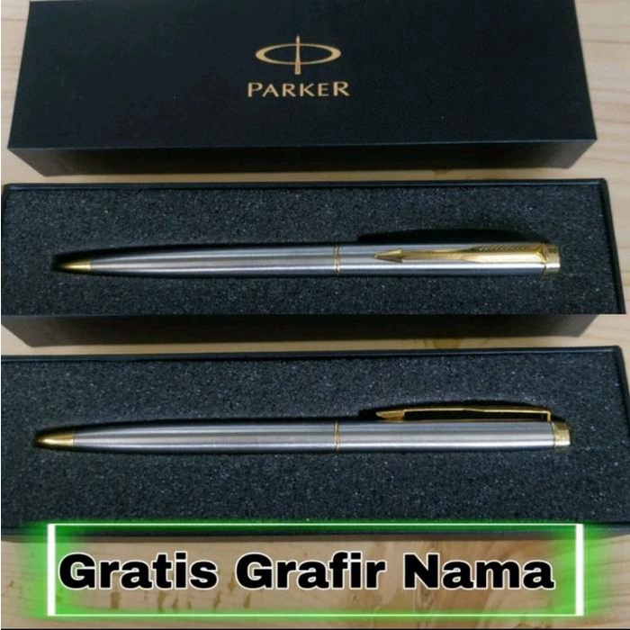 

Bollpoint Stainless Exlusive Gratis Grafir Nama Stationery Kode 436