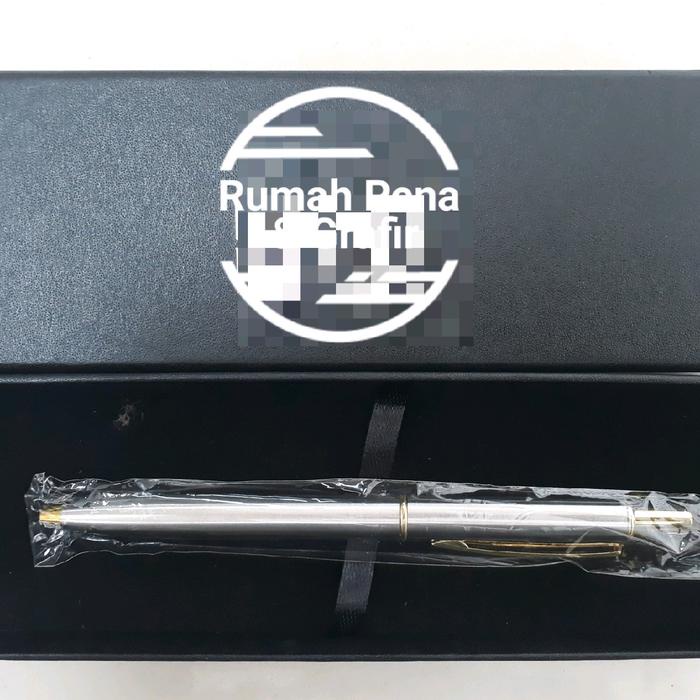 

Bollpoint Stainless Gold Series Gratis Grafir Nama Alat Stationery Hitam Kode 871