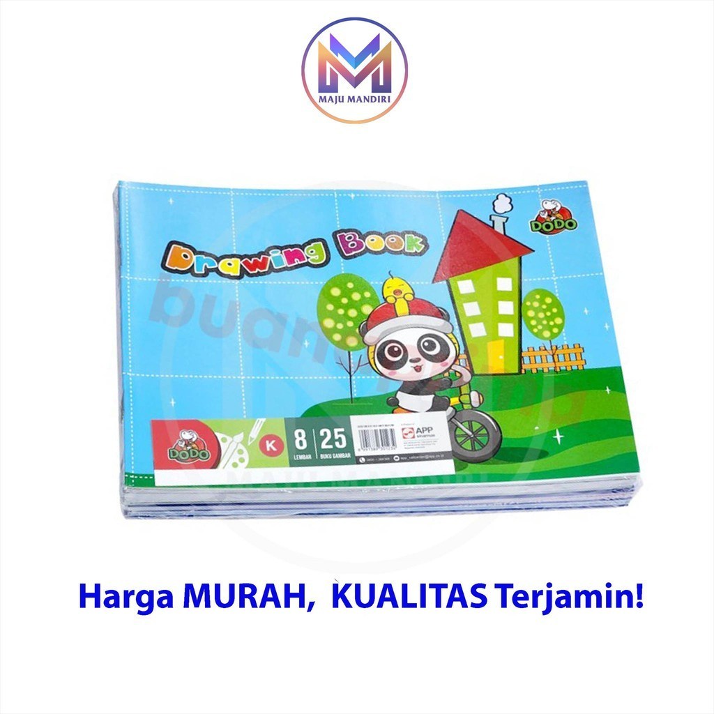 

Harga Miring Buku Gambar Dodo 8K / Drawing Book Per Pack Isi 25 Buku