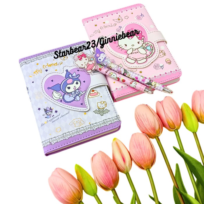 

diary sanrio + pulpen cetek alat tulis sekolah aesthetic (CIA 2612) Kode 530