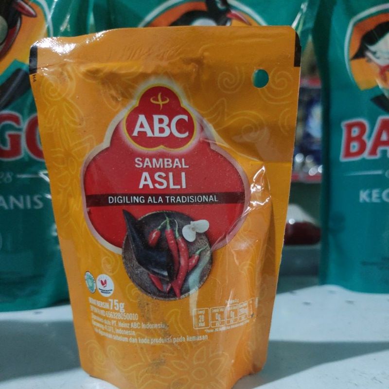 

HJE Saus Sambal pedas ABC 75gr Pouch