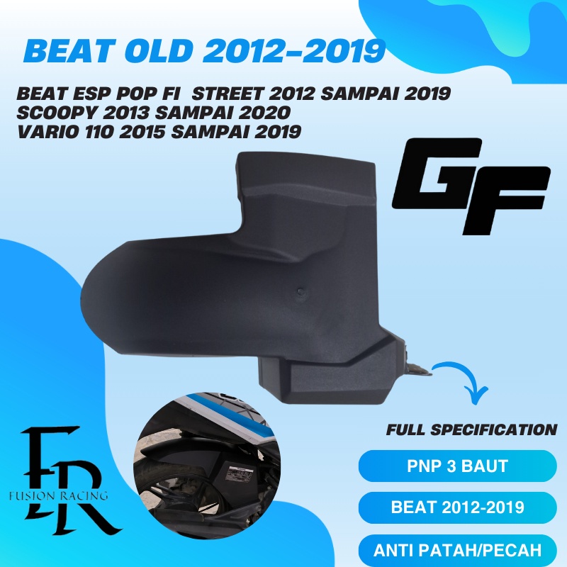 Tahan Lama Spakbor Kolong Beat Fi Esp Pop Street 2012-2019 Huger Scoopy Old Vario 110