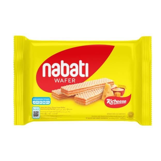 

NABATI WAFER 50GR RICHEESE SNACK makanan ringan jajanan cemilan camilan pedas asin gurih manis murah